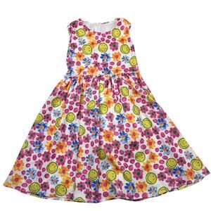 Lola + The Boys Happy Face Floral Dress
